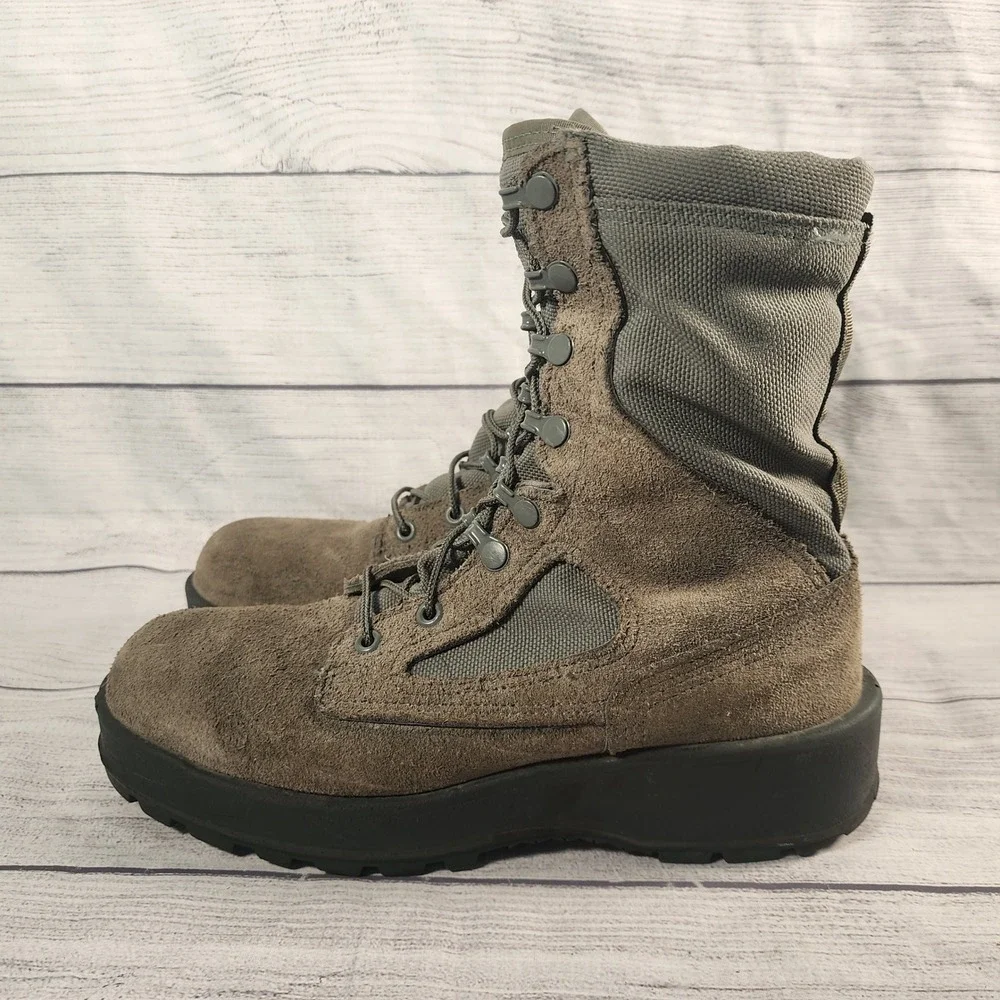 Altama Air Force TW Sage Green Gore-Tex Military Flight Boots Vibram Size 8 RF
